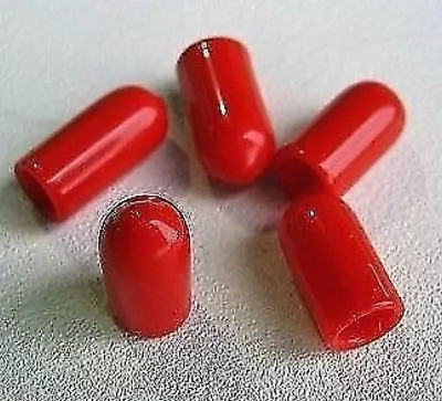 3/16  Vinyl Vacuum Caps (49)  Red Vacuum Emission Caps • $14.89