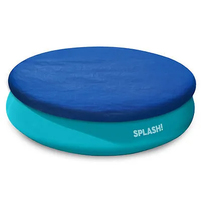 8-10ft Round Swimming Pool Cover For Outdoor Garden Frame Family Paddling Pools • £12.95