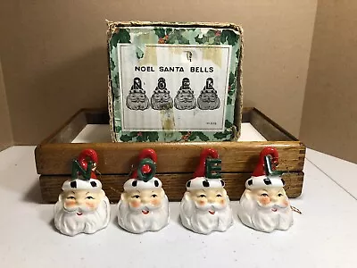 Vintage NOEL Santa Bells With Box Japan  • $59