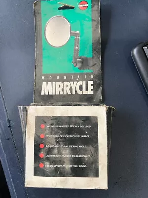 ! MIRRYCLE BIKE BAR END MOUNTAIN HYBRID COMMUTER MIRROR (Black) OLD IN BOX • $29