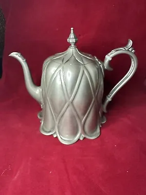Antique Victorian James Dixon & Sons Teapot 19th Century Lovely Rare Design • £72.39