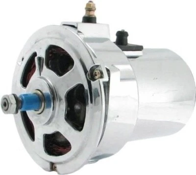 $129.95 • Buy Brand New Chrome Alternator VW Type 2 Mini Bus Sand Rail Bug 55 Amp 9453-7