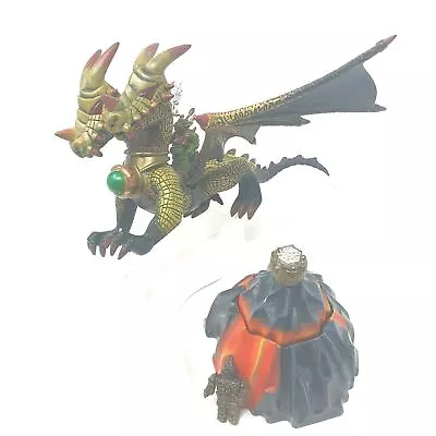 Mega Bloks Two-Headed Dragon Figure. With Crystal  Rare Collectible • £13.95