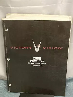 New Genuine Victory 9921254 Vision Street/tour Service Manual 2008 • $179.94