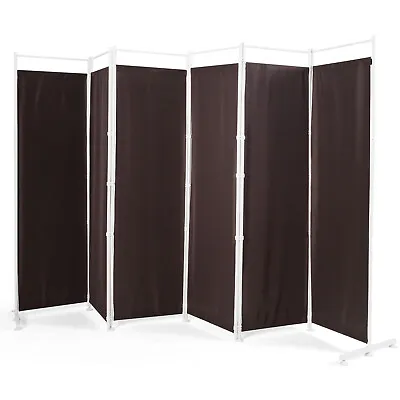 6-Panel Room Divider Folding Privacy Screen Partition Protective Wall Divider • £77.95