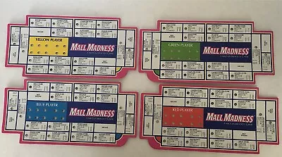 4 Shopping List Cards Electronic Mall Madness 1996 Replacement Game Part • $7.88