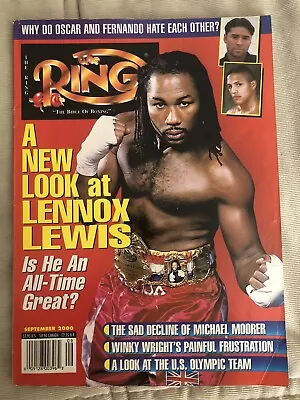 $12.99 • Buy The Ring Lennox Lewis Magazine September 2002 Boxing