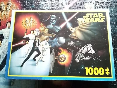 King Jigsaw Puzzle 1000 Pieces Star Wars Complete • £8