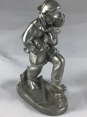 Vintage Masterworks Fine Pewter Firefighter Figurine 1991  Nick Of Time” • $25