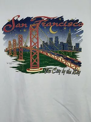 SAN FRANCISCO THE CITY BY THE BAY XL TShirt 1995 MBS Love Unlimited..  (BOX50) • $28.99