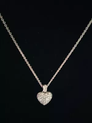 $22 • Buy Nadri Heart Necklace Pave CZ Romantic Valentine's