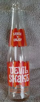 Vintage Super Rare Devil Shake Bottle 10 Oz -  By Pepsi Cola -no Chips Or Cracks • $299.99