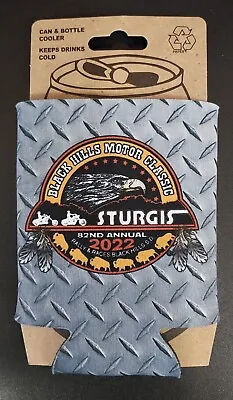 Official 82nd Sturgis Motorcycle Rally 2022 Can Koozie Harley Cooler Dia. Plate • $4.99