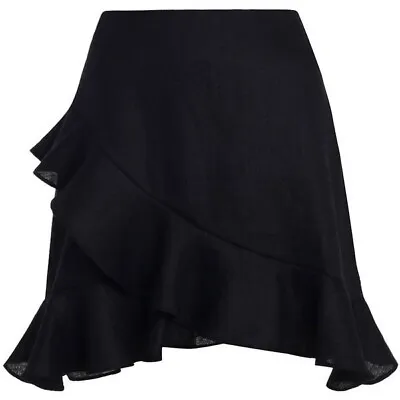 1 Zimmermann Bowerbird Linen Skirt  *BUY FIVE +ITEMS = FREE POST • $119.55