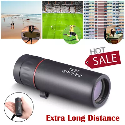 HD Night Vision Mini Pocket Telescope Zoom Monocular Telescope Camping Outdoor • $11.29