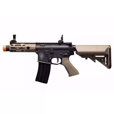 Elite Force EF CQCX AEG Electronic Airsoft Rifle W/ EYETRACE Black/Tan • $284.95