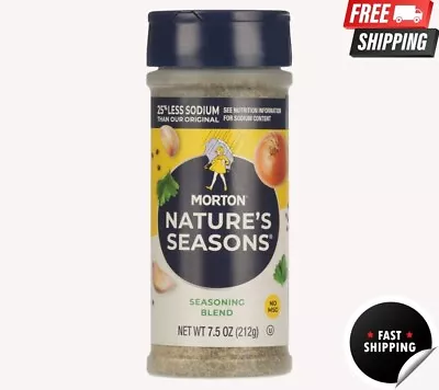 Morton Nature's Seasons Seasoning Blend 25% Less Sodium 7.5 Oz • $12.80