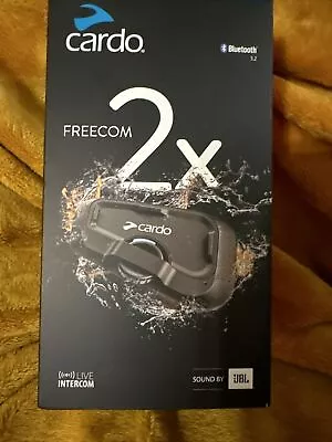 Cardo Systems FREECOM 2X Motorcycle 2-Way Bluetooth Communication System Headset • $80