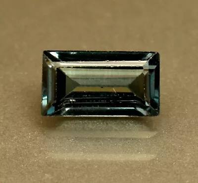 Mozambique Deep Green Tourmaline 4.10 Certified BAGUETTE Cut Loose Gem • $3.25