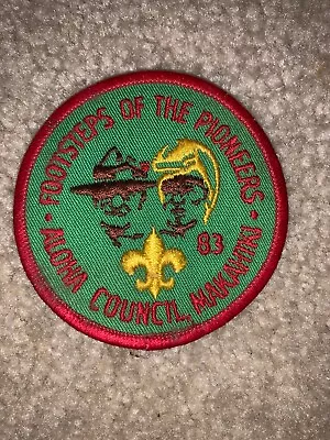 Boy Scout 1983 Footsteps Founder Scouting Makahiki Aloha Hawaii Council Patch • $5.99