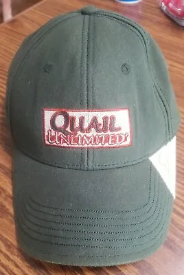 Quail Unlimited Hat Strapback Green Cap • $24.99