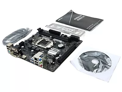 Asrock H310cm-hdv Intel H310 Socket Lga1151 Ddr4 Hdmi Vga Dvi Motherboard • $79.99