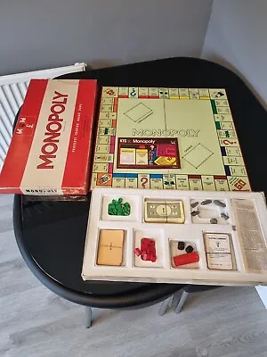 Vintage Waddingtons Original Monopoly Classic 1972 Edition Board Game Complete  • £9.99