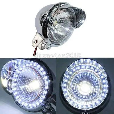 Chrome LED Fog Light Angel Eyes For Suzuki Boulevard C50 M109R M50 M90/95 • $22.66