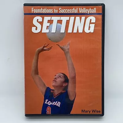 Foundations For Successful Volleyball: Setting DVD OOP 1999 Coaching Mary Wise • $24.95
