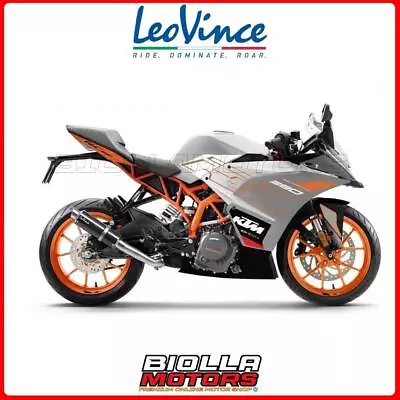 15502u Slip-on Leovince Ktm Rc 390 2018 - Gp Corsa Stainless Steel Euro 4 4t Ktm • $250.75