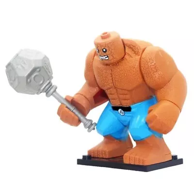 Marvel Fantastic 4 The Thing Building Block Large 7.5cm+text For More Characters • £15.95