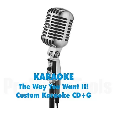 CUSTOM KARAOKE RARE & GREAT SONGS Cdg CD+G 6 SONG CD+G Your Personalized Choice • $39.95