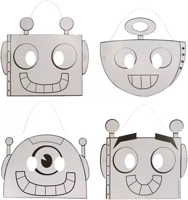 Party Robots Toy Space Bots Boys Kids Birthday Party Favor Paper Masks • $9.77