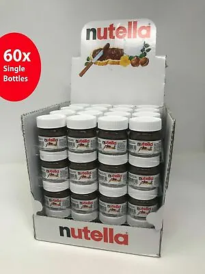 Nutella 25g Chocolate Spread X60 Single Glass Jars/Bottles SAME DAY DISPATCH • £37.99