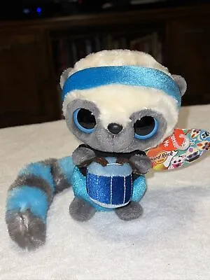 Hard Rock Cafe Cleveland Yoo Hoo &Friend Lemur 6  Plush Drummer Aurora Brand New • £21.21