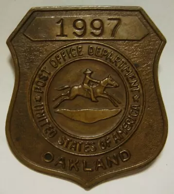 1960s Post Office - Oakland California Obsolete Badge - USPS • $65