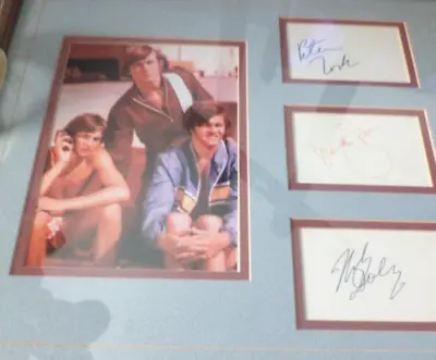 Peter Tork Davy Jones Micky Dolenz The Monkees Signed 14X16 Matted Display • $150