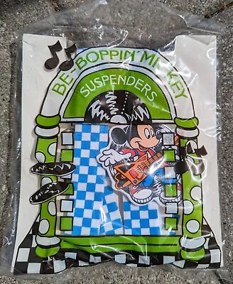 NEW Avon Bee-Boppin Mickey Suspenders VINTAGE 1990 SEALED • $19.99