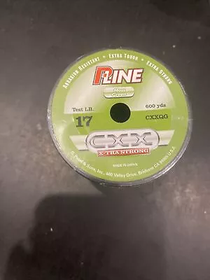 P-Line 12lb CXX X-Tra Strong Mono 17lb 600yd Spool Moss Green 1/4 Size • $15.99