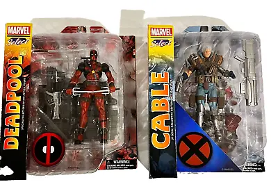 Set Of 2 Cable & Deadpool Marvel Select Action Figures Sealed Mib Oop • $59.99