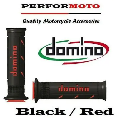 Domino XM2 Grips Black / Red To Fit Suzuki VZ1600 Marauder • $28.29