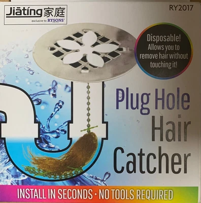 £2.89 • Buy Plug Strainer Hair Catcher Plug Hole Drain Shower Bath Sink Basin Unblocker Trap