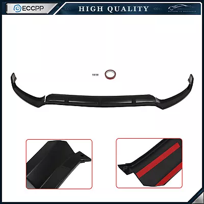 For 15-18 Mercedes-Benz W205 C-Class Front Bumper Lip Spoiler Painted Black • $57.95