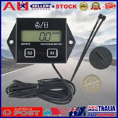 Engine RPM LCD Display Inductive Tachometer Gauge For Outboard Motor Lawn Mower • $16.47