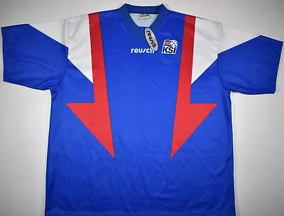 2000-2002 Iceland Reusch Home Football Shirt (size Xl) - Bnwt • £149.99