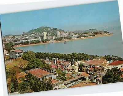 Postcard Panoramic View Of Macau Showing  Praia Grande  Macau • $6.99