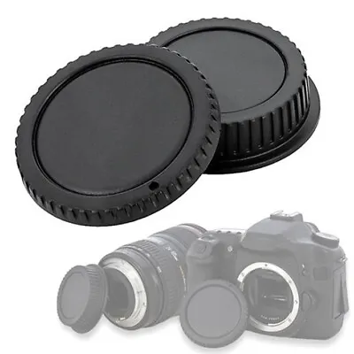 Canon Eos 100d 700d 650d 5d Compatible Rear Lens Body Camera Cap Kit • £7.28