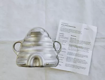 New Martha Stewart By Mail 3d Beehive Cast Aluminum Cake Pan Honey Glazed Recipe • $59.99