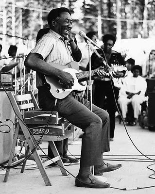 American Blues Singer MUDDY WATERS Glossy 8x10 Photo Guitar Musical Poster Print • $5.49