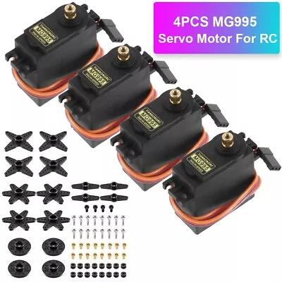 4PCS Servo Motor MG995 Metal Gear Servo Digital High Speed Torque Servo Motor • $18.99